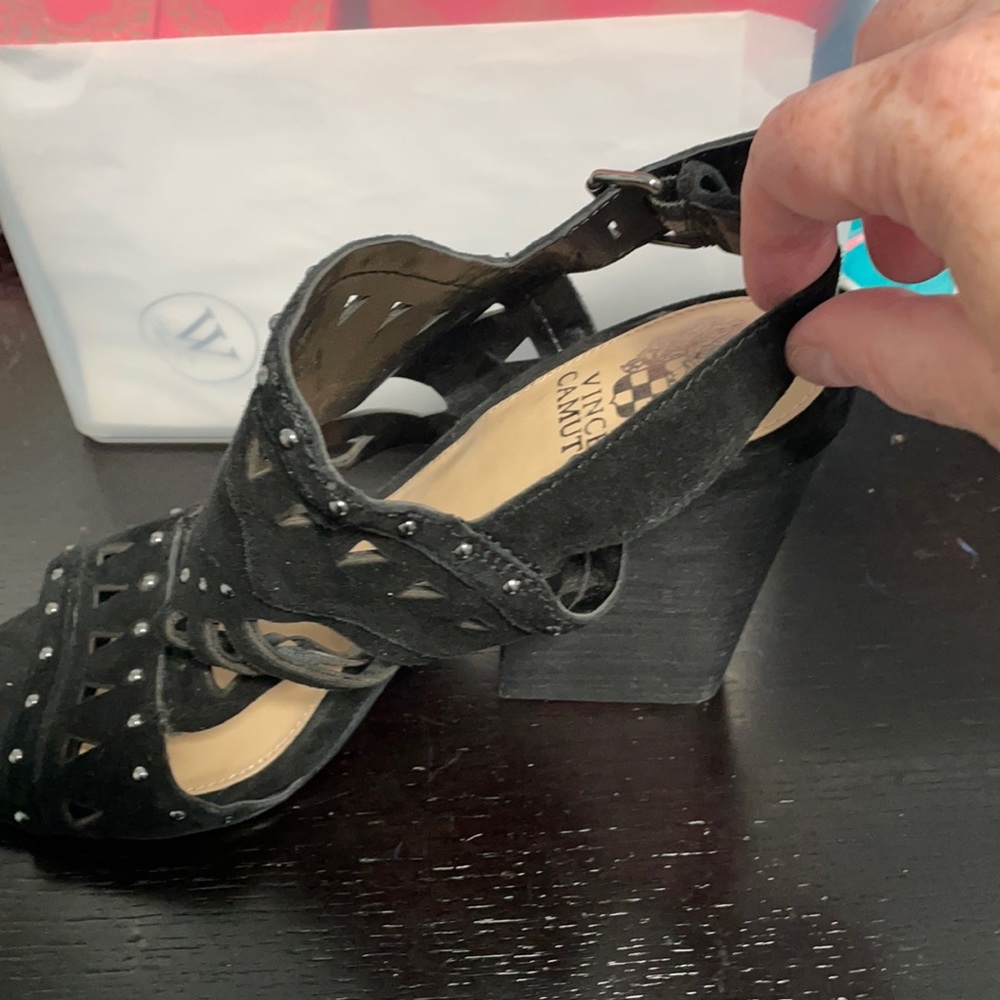 Fabulous condition, Vince Camino leather sandal bootie
